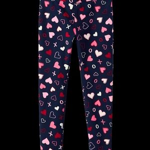 The Children's Place Heart Print Leggings - Navy, Pink, Red